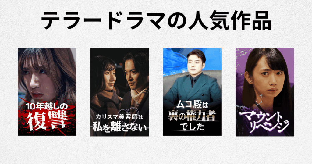 テラードラマでおすすめの作品