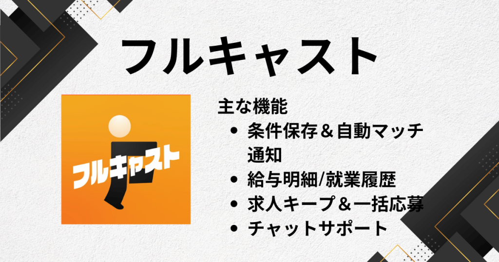 スキマバイトアプリのおすすめにフルキャスト