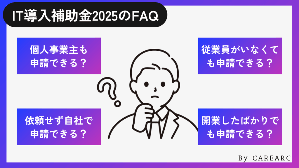 IT導入補助金2025におけるよくある質問